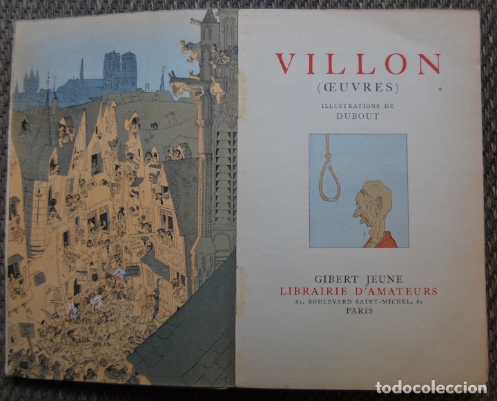 Libros: OEUVRES. Illustrations de DUBOUT - VILLON - Foto 1