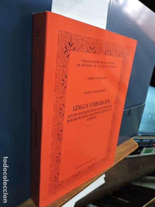 Libros: Lengua y emigraci&oacute;n. VILAR S&Aacute;NCHEZ, Karin. Granada 1995 - Foto 1