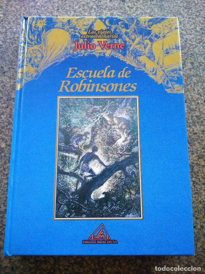 Libros: ESCUELA DE ROBINSONES - -JULIO VERNE -- EDICIONES RUEDA 2002 -- - Foto 1