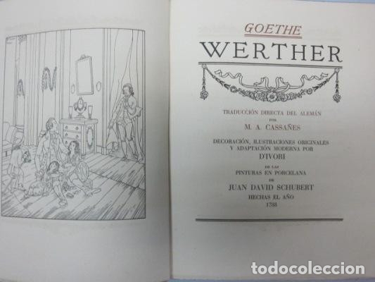 Libros: Las desventuras del joven Werther - GOETHE - Foto 2