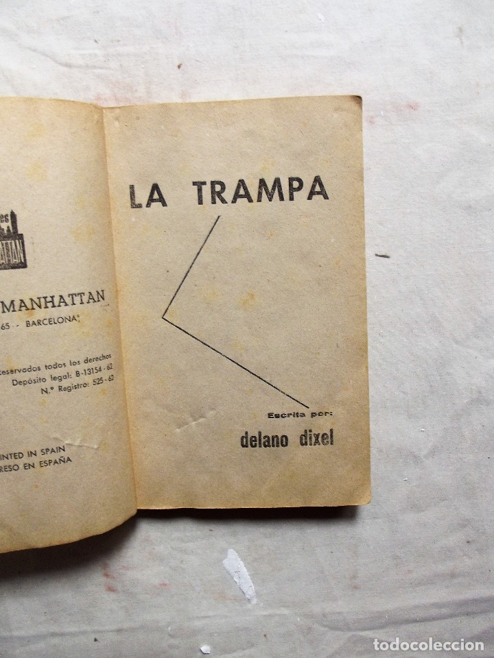 Libros: LA TRAMPA DE DELANO DIXEL - Foto 2