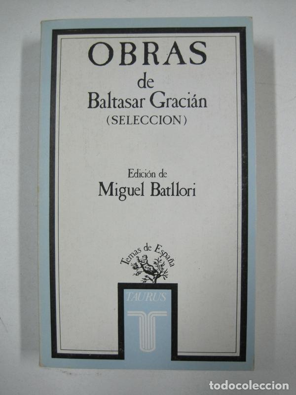 Libros: Obras de Baltasar Graci&aacute;n (selecci&oacute;n) - Foto 1
