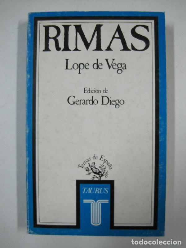 Libros: Rimas / Lope De Vega - Foto 1