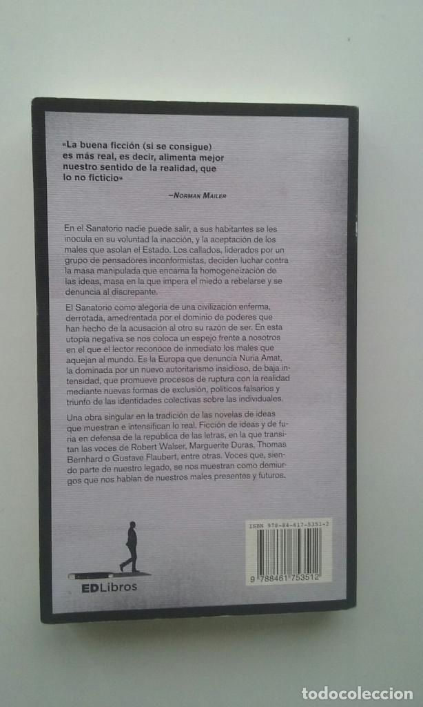 Libros: EL SANATORIO - NURIA AMAT - Foto 3