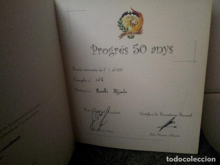 Libros: Fallas de Valencia. Libro de 50 aniversario. Falla Progres - Teatre de la Marina - Foto 2