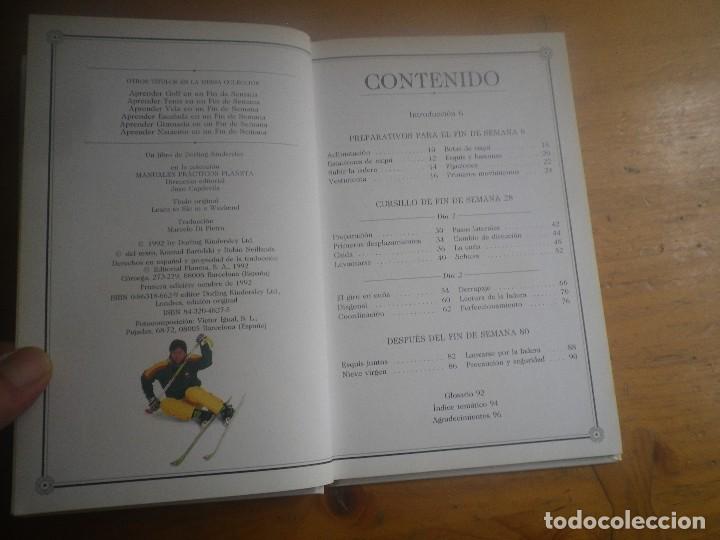 Libros: APRENDER ESQUI EN UN FIN DE SEMANA EDITORIAL PLANETA - Foto 3