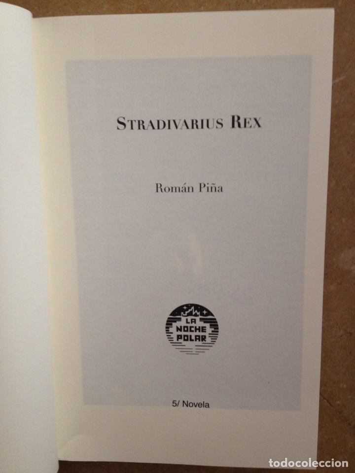 Libros: Stradivarius Rex (Rom&aacute;n Pi&ntilde;a) - Foto 2