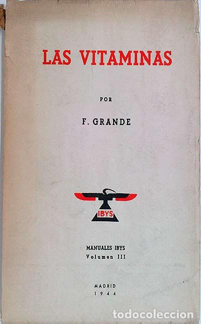 Libros: Las vitaminas - F. Grande - Foto 1