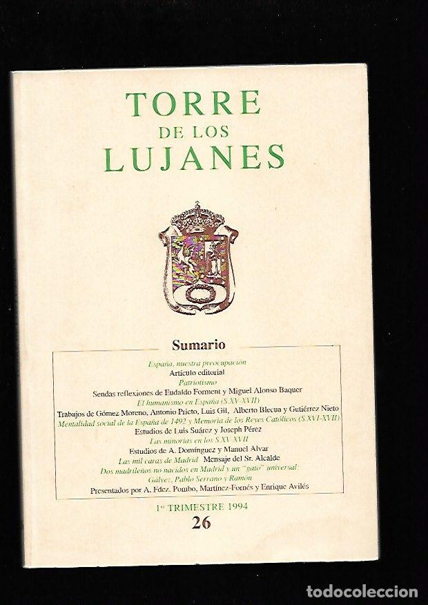 Libros: TORRE DE LOS LUJANES. NUMERO 26 - VARIOS - Foto 1