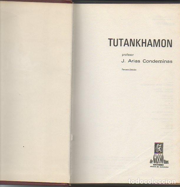 Libros: TUTANKHAMON. - ARIAS CONDEMINAS, J. - Foto 1