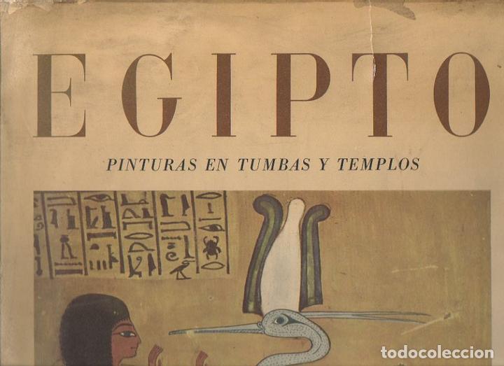 Libros: EGIPTO. PINTURAS EN TUMBAS Y TEMPLOS. - ANONIMO. - Foto 1