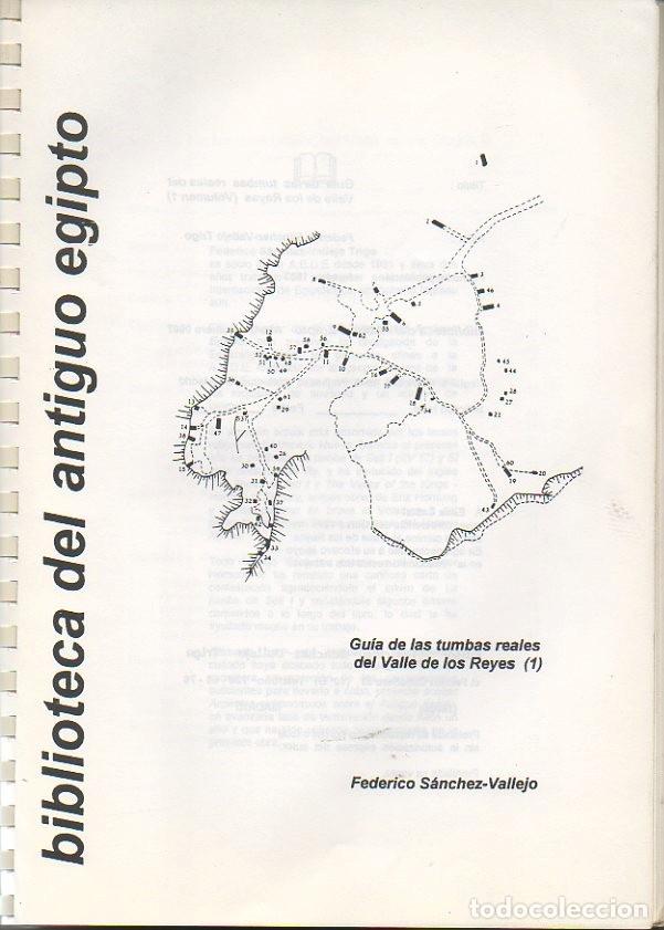 Libros: GUIA DE LAS TUMBAS REALES DEL VALLE DE LOS REYES. (19. BIBLIOTECA DEL ANTIGUO EGIPTO. A&Ntilde;O. 2. N. 7.