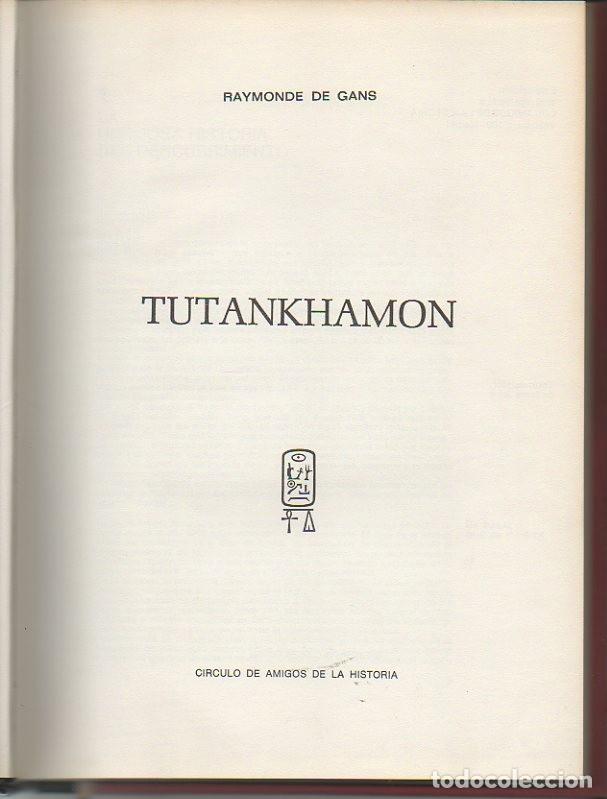 Libros: TUTANKHAMON. - GANS, Raymonde de. - Foto 1