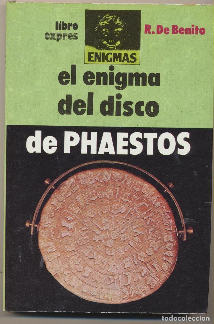 Libros: El Enigma del disco de Phaestos. R. De Benito. 1983. SIN USAR. - Foto 1