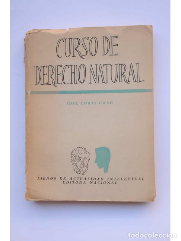 Libros: Curso de derecho natural - CORTS GRAU - Foto 1