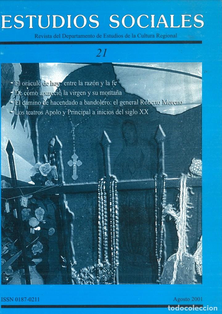 B&uuml;cher: ESTUDIOS SOCIALES N&ordm; 21. REVISTA DEL DEPARTAMENTO DE ESTUDIOS DE LA CULTURA REGIONAL