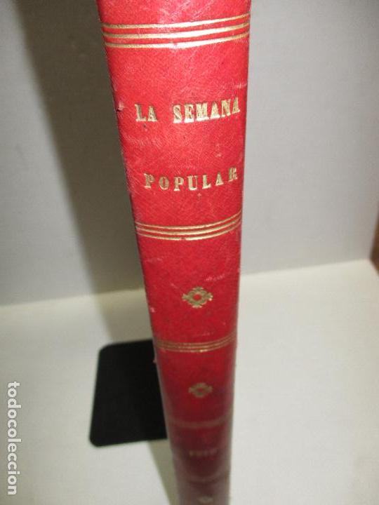 Libros: LA SEMANA POPULAR ILUSTRADA. - [Revista.] - Foto 2