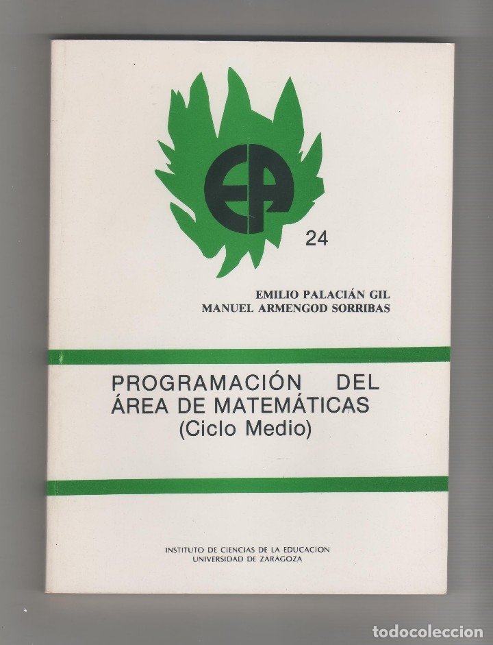 Programaci&oacute;n del &aacute;rea de matem&aacute;ticas. (Ciclo Medio). - VV.AA.: