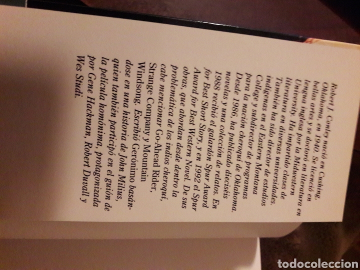 Libros: Geronimo. Por Robert J. Conley. Ed plaza janes 1994 - Foto 3