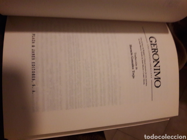 Libros: Geronimo. Por Robert J. Conley. Ed plaza janes 1994 - Foto 6