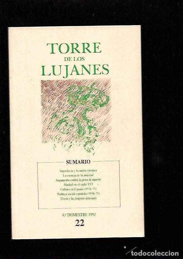 Libros: TORRE DE LOS LUJANES. NUMERO 22 - VARIOS - Foto 1