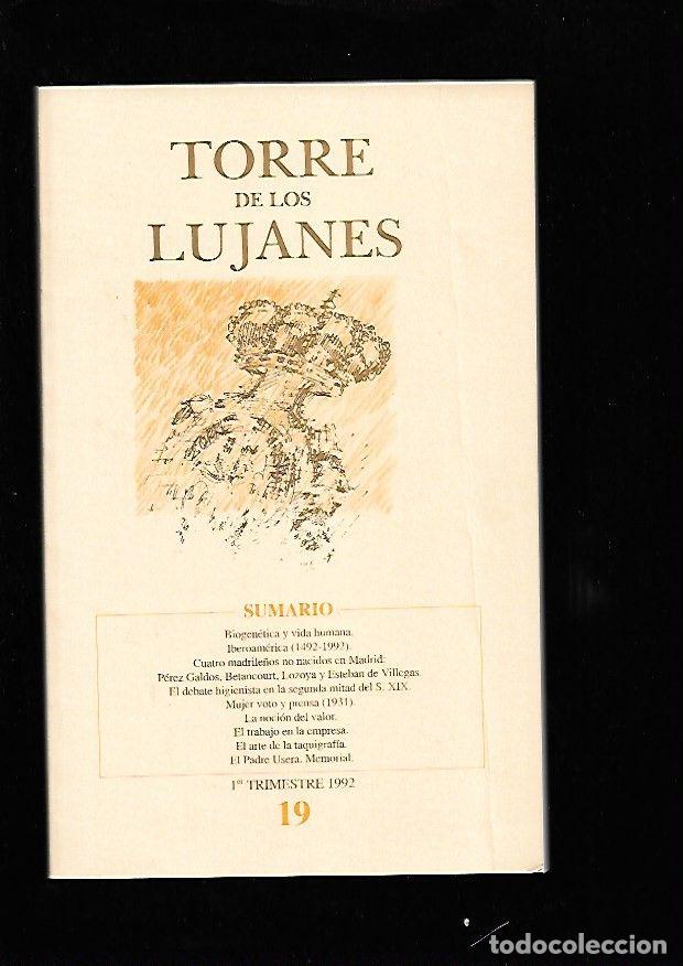 Libros: TORRE DE LOS LUJANES. NUMERO 19 - VARIOS - Foto 1