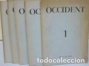 Libros: Occident 6 n&uacute;meros 1949-1950 - VARIOS - Foto 1