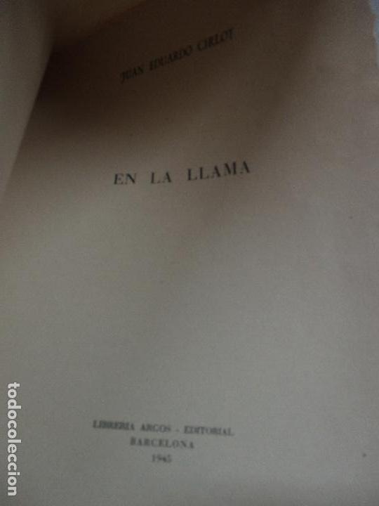 Libros: EN LA LLAMA. - CIRLOT, Juan Eduardo. - Foto 2