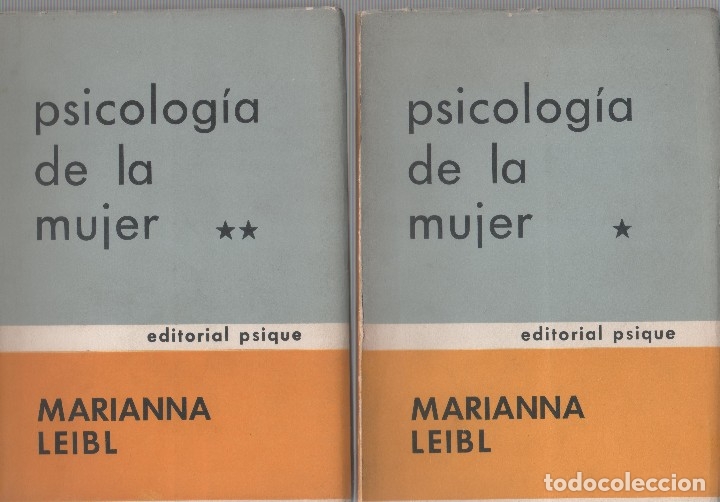 Libros: Psicolog&iacute;a de la mujer. (2 vol.). - LEIBL, Marianna: - Foto 1