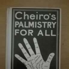 Libros: CHEIRO'S PALMISTRY FOR ALL. Lote 118247552