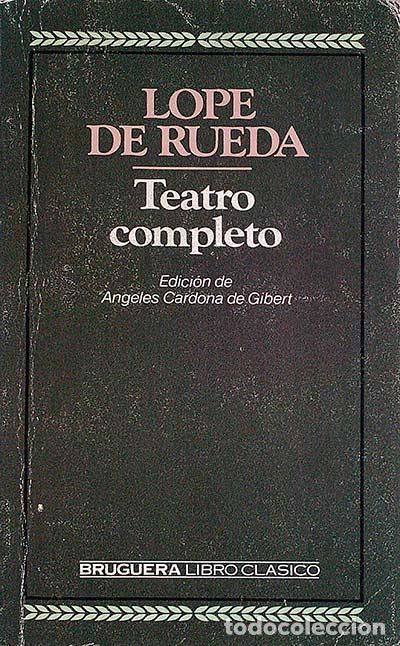Libros: Teatro completo Lope de Rueda - Lope de Rueda - Foto 1