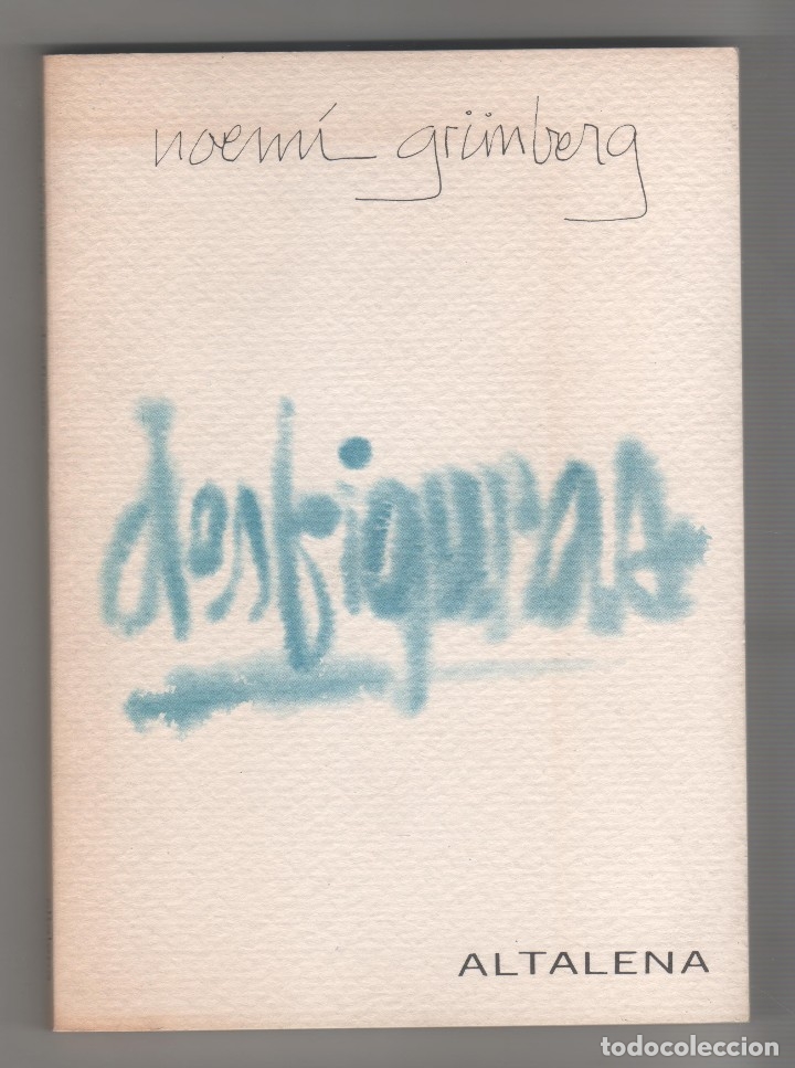Libros: DESFIGURAS. - GR&Uuml;NBERG, NOEM&Iacute;: - Foto 1