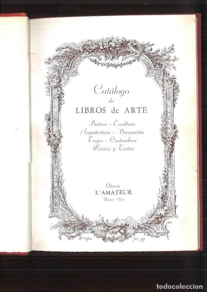 Libros: CAT&Aacute;LOGO DE LIBROS DE ARTE. LIBRER&Iacute;A LAMATEUR - Foto 1