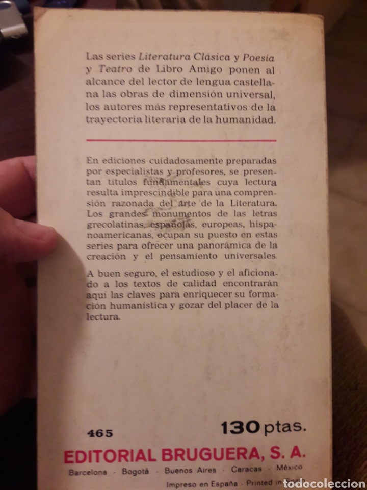 Libros: Teatro Lope de Vega. Ed Bruguera 1969 - Foto 2