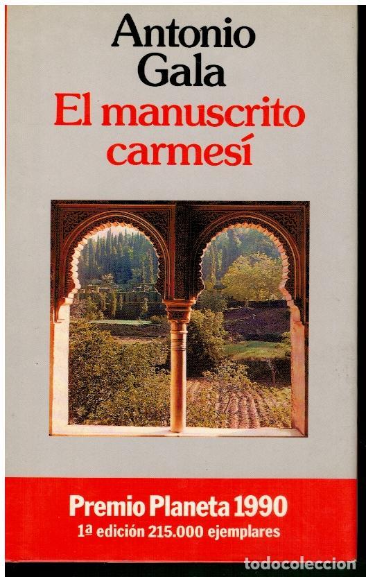 Libros: EL MANUSCRITO CARMES&Iacute;. Premio Planeta 1990. 1&ordf;edici&oacute;n. - Foto 1