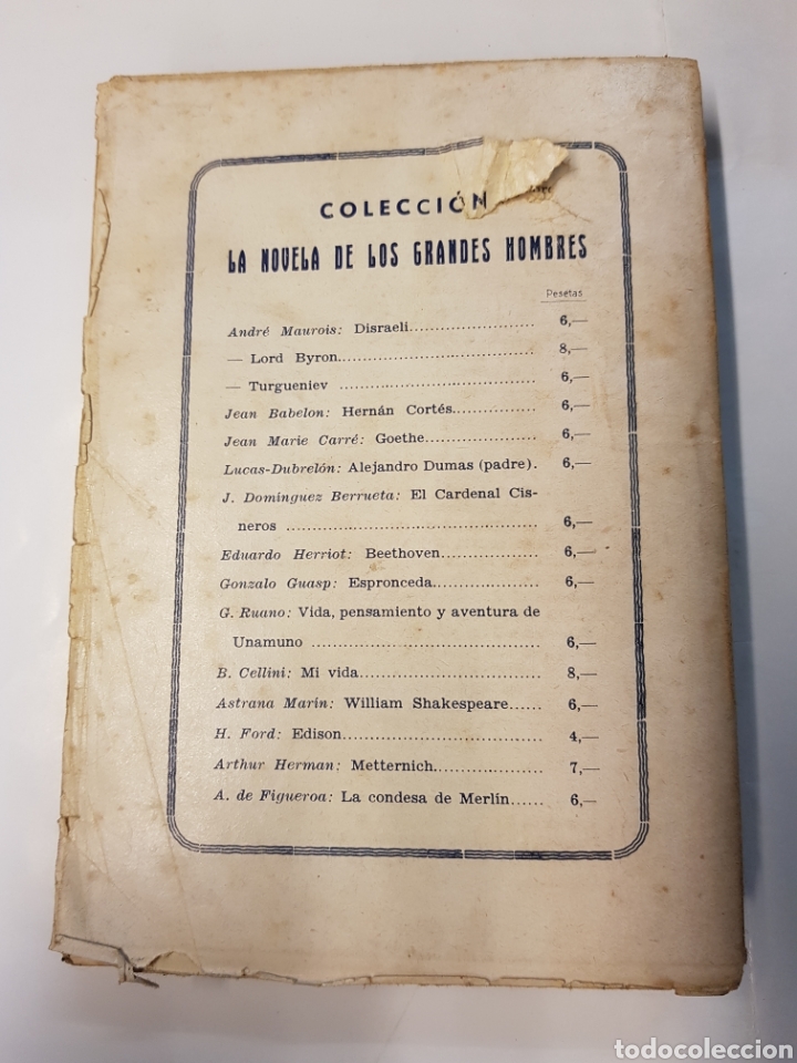Libros: Mi vida - Benvenuto Cellini - M. Aguilae Editor - 1940 - Foto 2