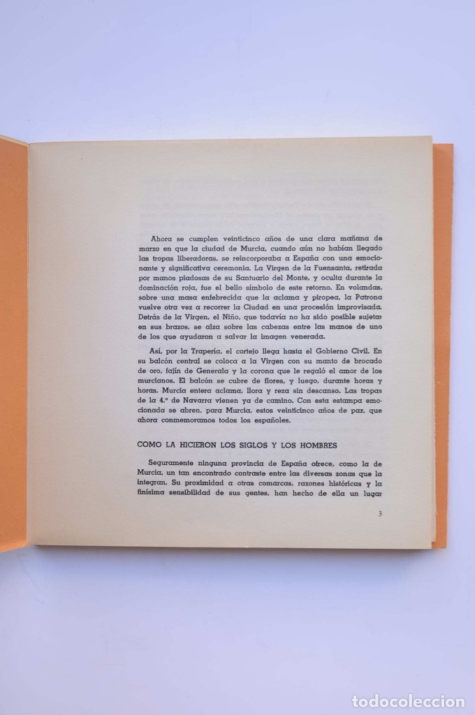 Libros: Murcia. Espa&ntilde;a en Paz - SOBRAO MART&Iacute;NEZ, Francisco - Foto 4