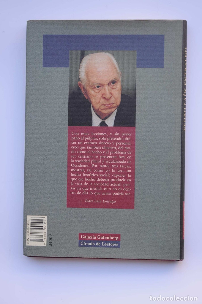 Libros: El problema de ser cristiano - LA&Iacute;N ENTRALGO, Pedro - Foto 4