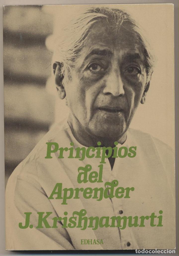 Libros: Principios del Aprender. J. Krishnanmurti. Edhasa. SIN USAR. - Foto 1