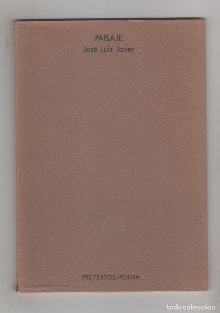 Libros: PAISAJE. - JOVER, JOS&Eacute; LUIS: - Foto 1