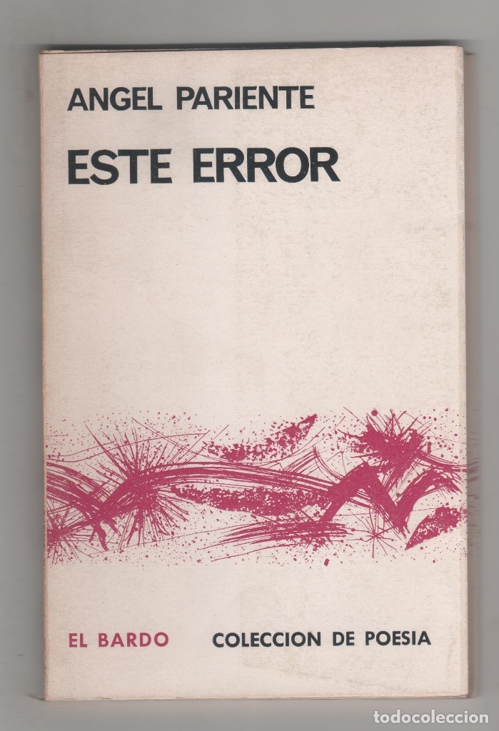 Libros: Este error. - PARIENTE, &Aacute;ngel: - Foto 1