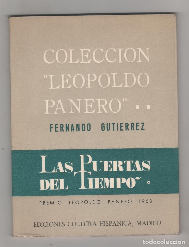 Libros: Las puertas del tiempo. - GUTI&Eacute;RREZ, Fernando: - Foto 1