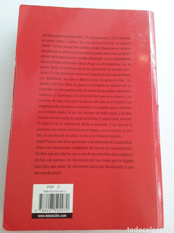 Libros: Yo Puta / Isabel Pisano / Colecci&oacute;n Debolsillo / - Foto 2