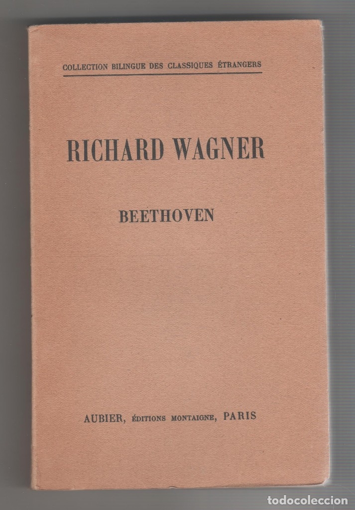 Libros: Richard Wagner. Beethoven. - BOYER, Jean (Traduction, introduction et notes): - Foto 1