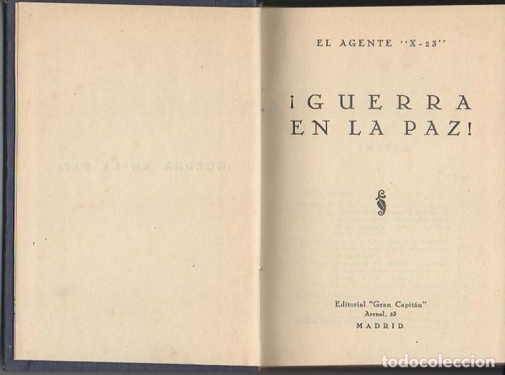 Libros: &iexcl;GUERRA EN LA PAZ!. - AGENTE X-23. - Foto 1