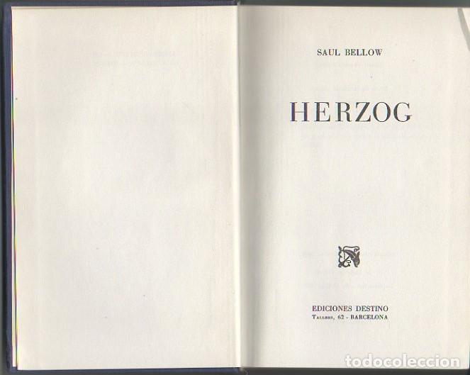 Libros: HERZOG. - BELLOW, Saul. - Foto 1