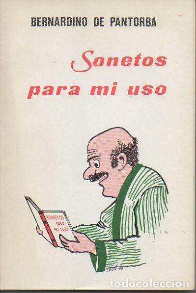 Libros: SONETOS PARA MI USO. - PANTORBA, Bernardino de. - Foto 1