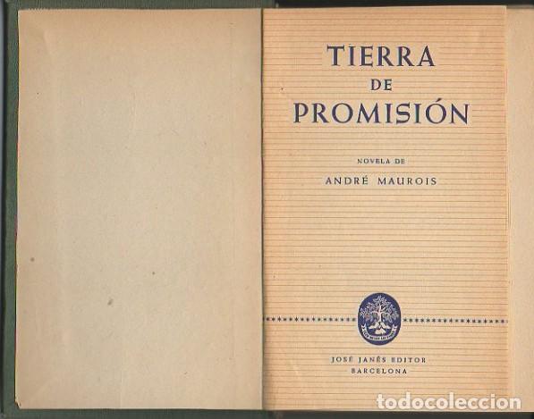 Libros: TIERRA DE PROMISION. - MAUROIS, Andr&eacute;. - Foto 1