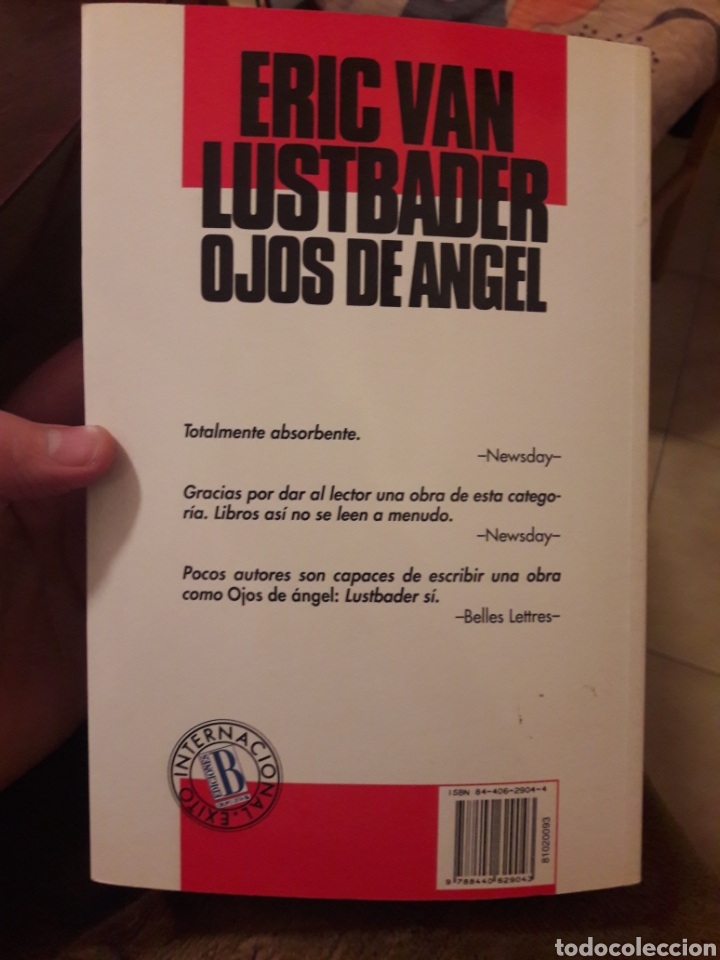 Libros: Ojos de &Aacute;ngel. Por Eric Van Lustbader. 1992 - Foto 2