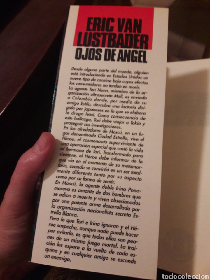 Libros: Ojos de &Aacute;ngel. Por Eric Van Lustbader. 1992 - Foto 3